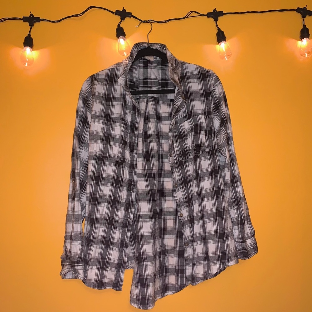 Passport Black and White Flannel